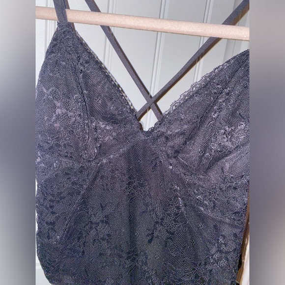 Garage Black Lace Handkerchief Cami Top | SIZE: S - Picture 2 of 8